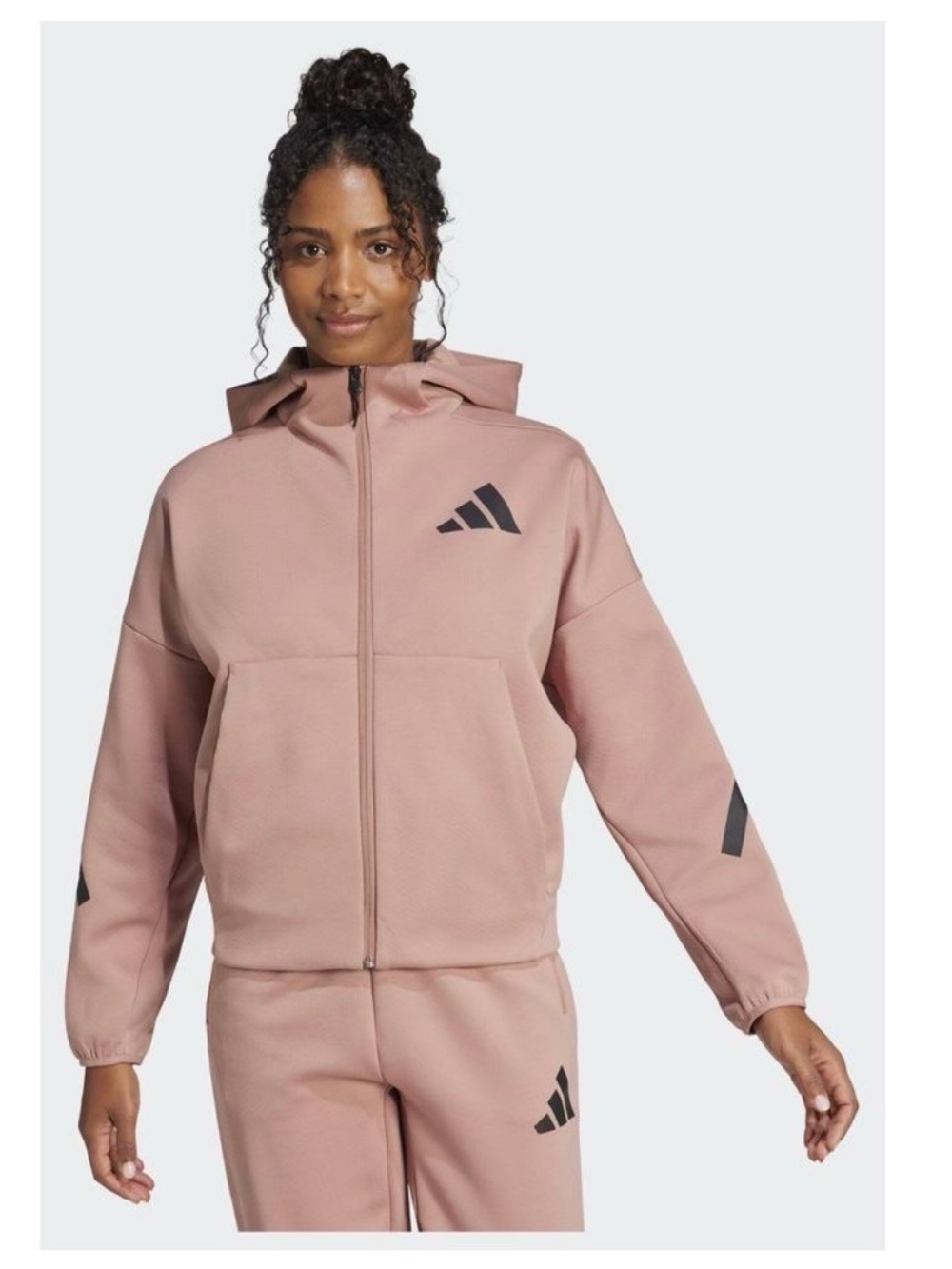 Women's Dusty Rose ADIDAS Z.N.E. Track suite size Medium